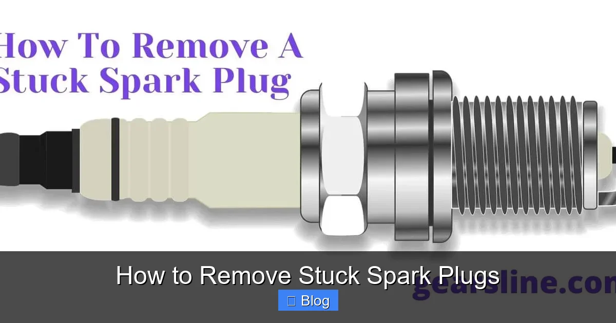 How to Remove Stuck Spark Plugs