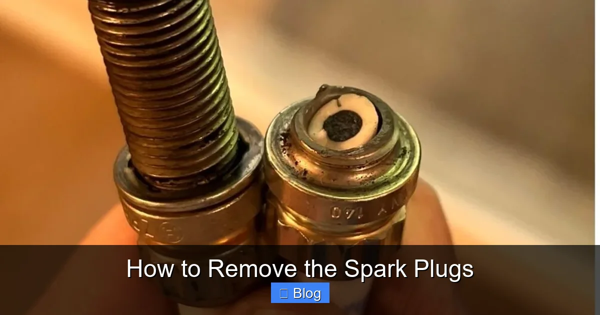 How to Remove the Spark Plugs