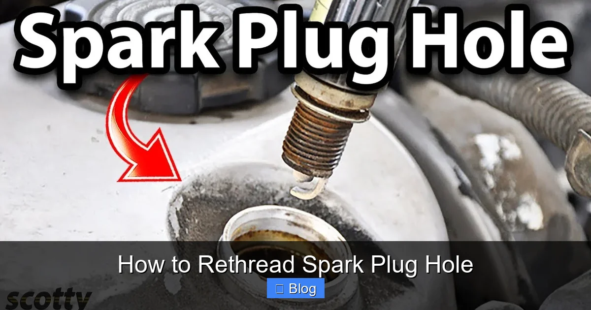 How to Rethread Spark Plug Hole