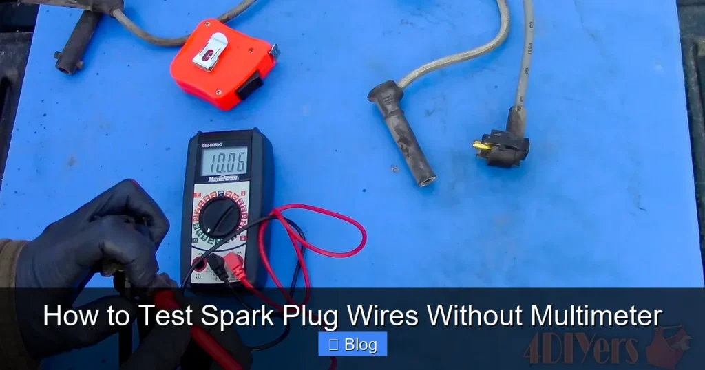 How to Test Spark Plug Wires Without Multimeter