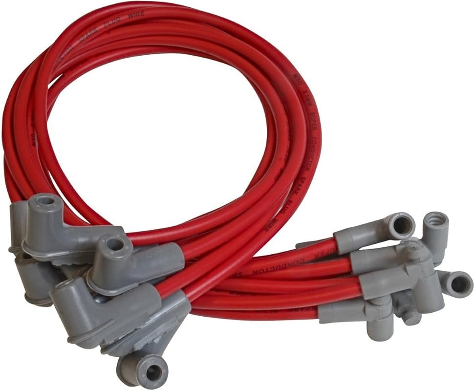 MSD 35599 Super Conductor 8.5mm Spark Plug Wire Set Delivering Maximum