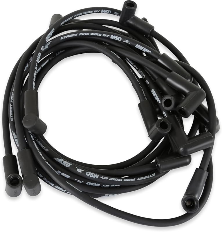 MSD Street Fire 5562 High-Performance Spark Plug Wire Set for Reliable
