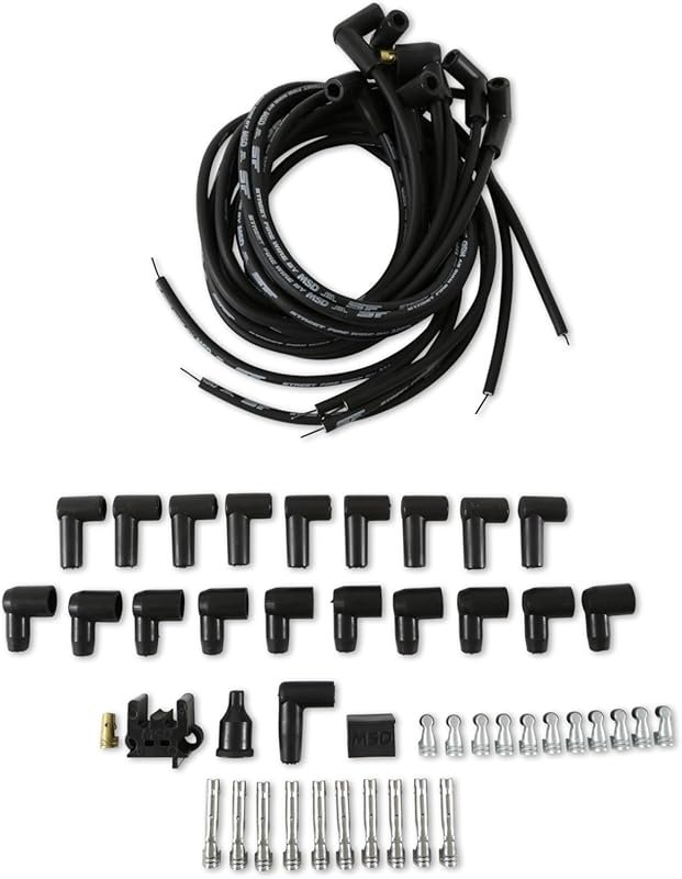 MSD Street Fire 5553 Reliable Spark Plug Wire Set Boosting Horsepower