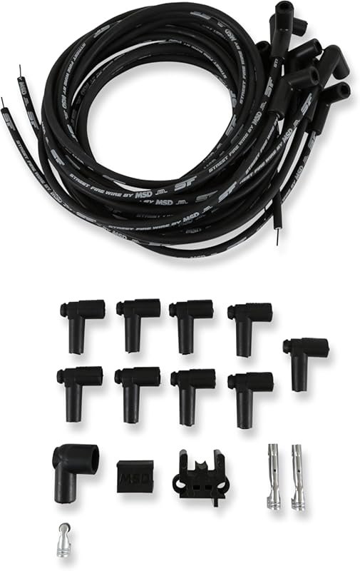 MSD Street Fire 5552 Performance Spark Plug Wire Set Improving Throttl