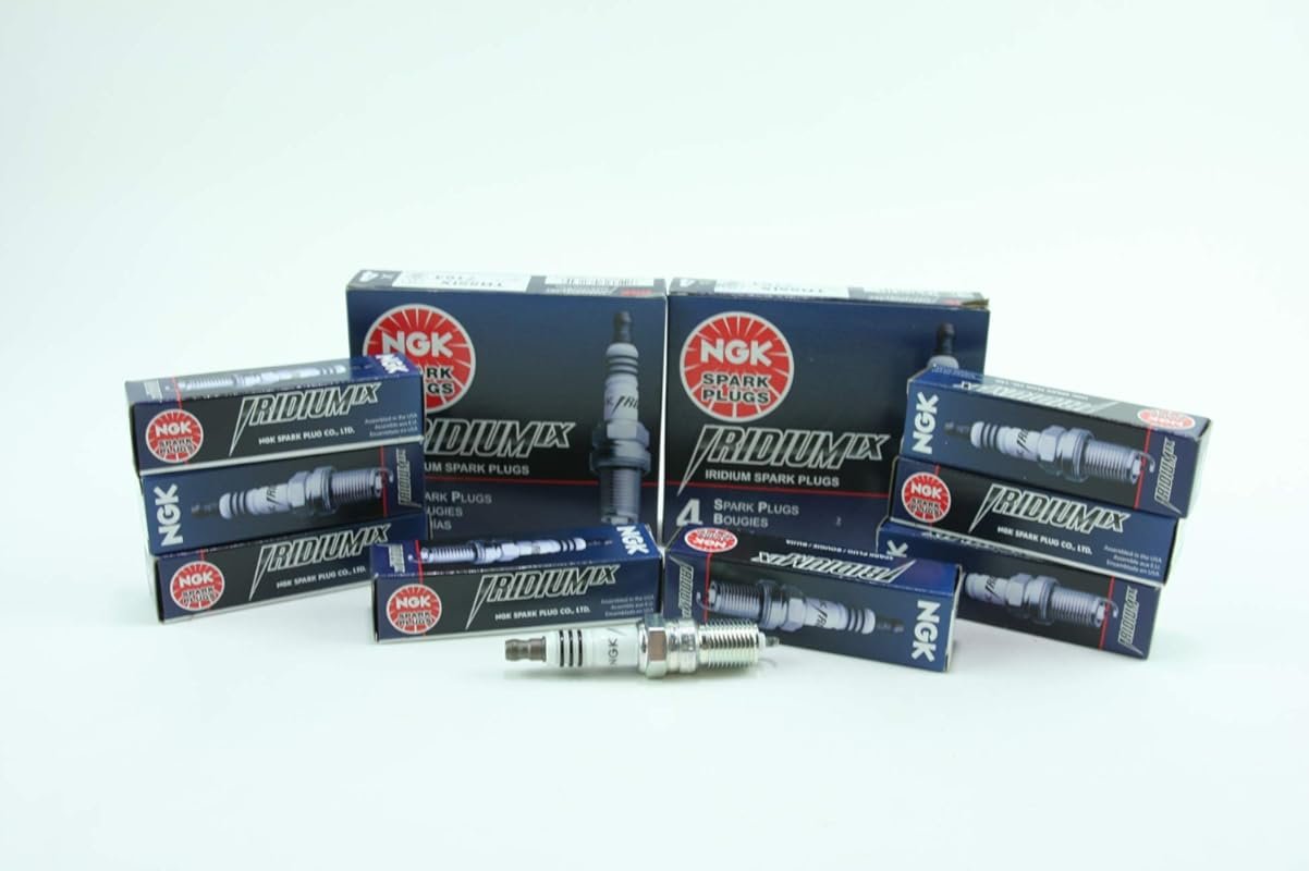 NGK 7164 TR55IX Iridium IX Spark Plugs 8-Pack for Enhanced Engine Powe