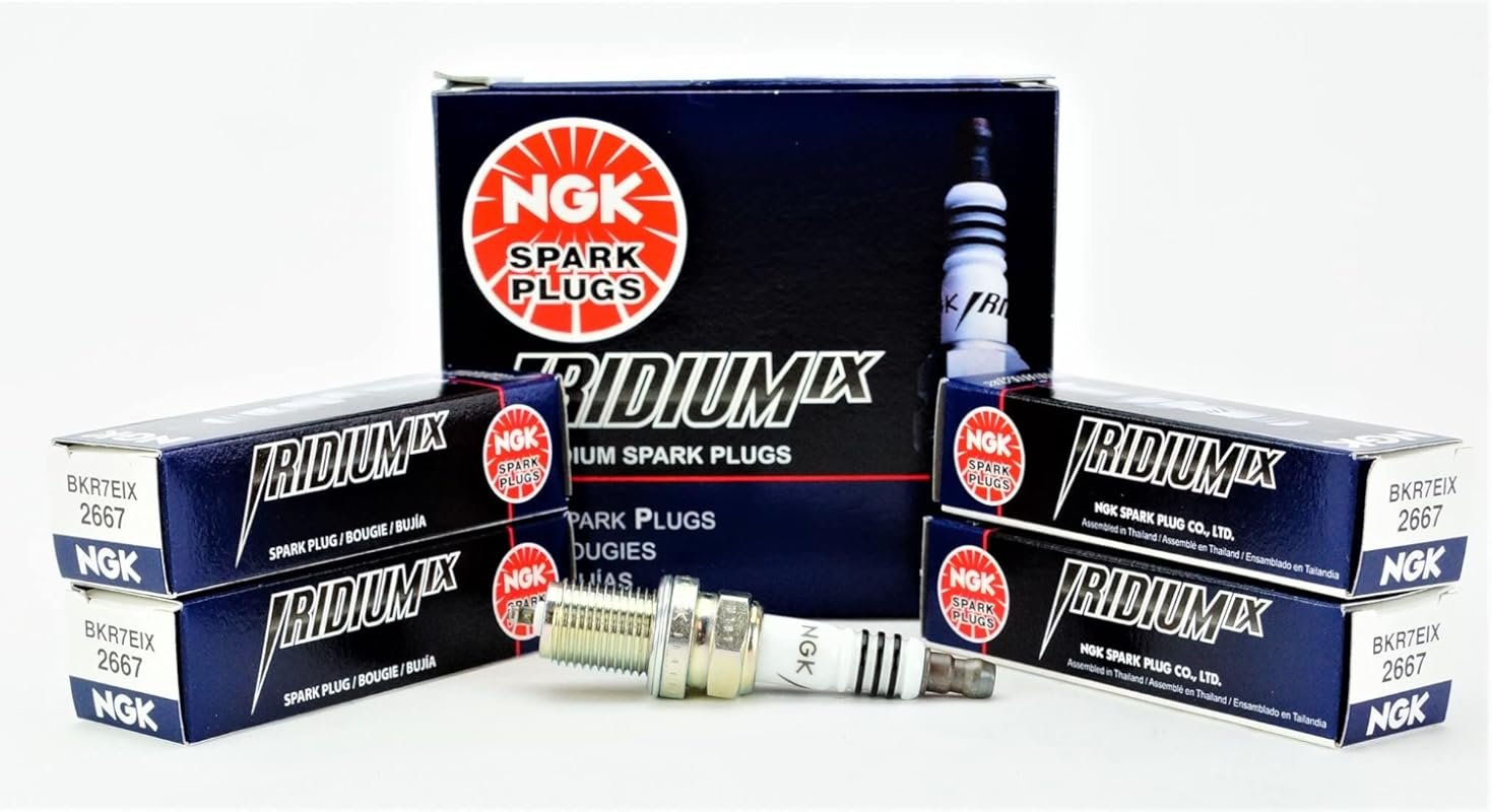 NGK 2667 BKR7EIX Iridium IX Spark Plugs for Precision Ignition and Ext