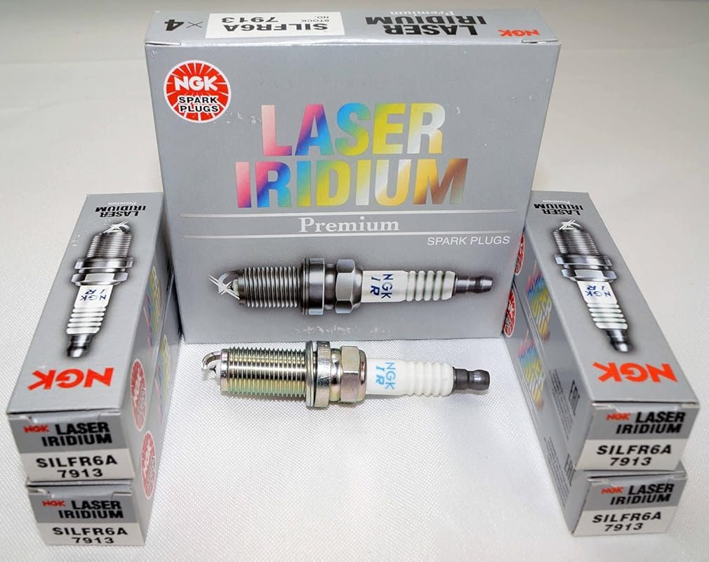 NGK 7913 SILFR6A Iridium Spark Plugs for Enhanced Engine Performance (