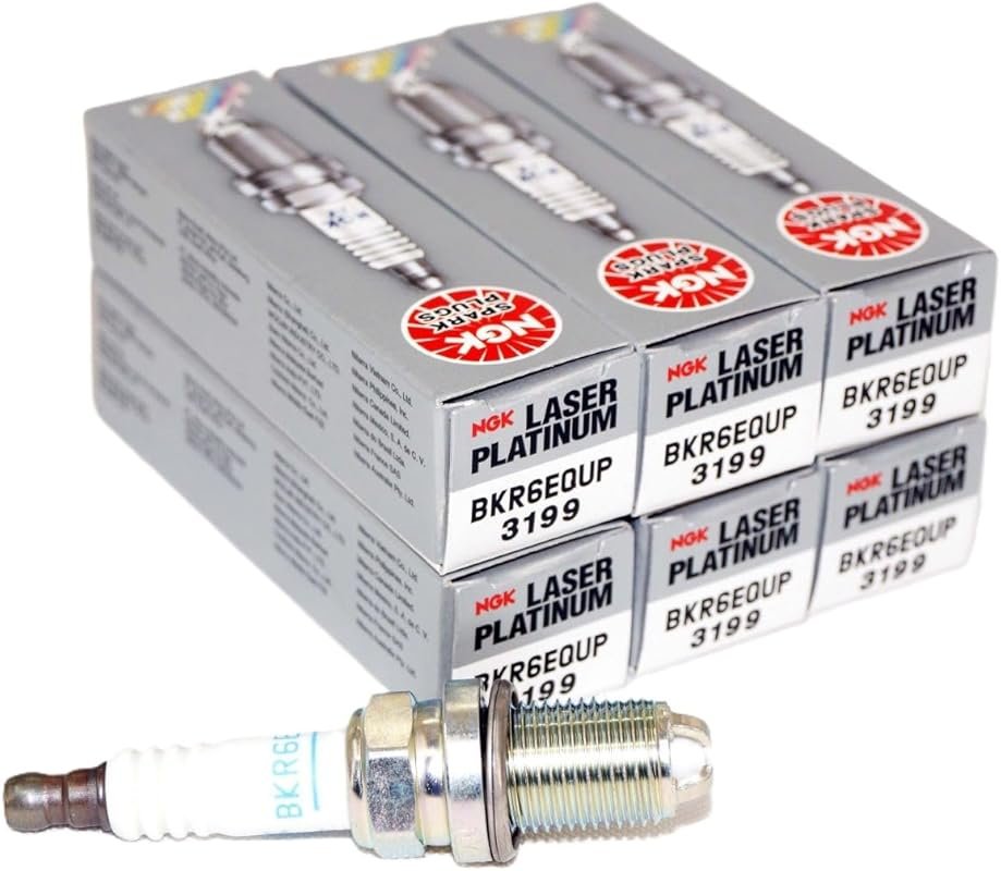 NGK BKR6EQUP Laser Platinum Spark Plugs for Audi, BMW, VW, Porsche & V