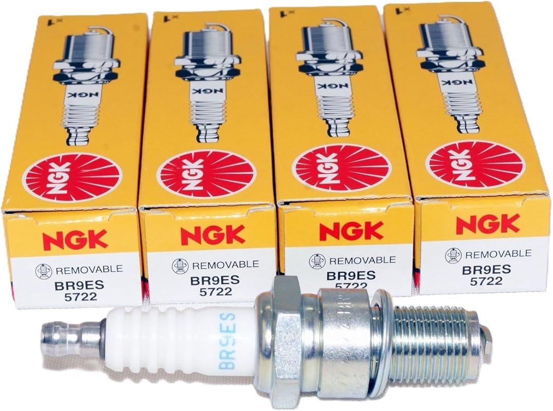 NGK BR9ES Standard Spark Plug for Dependable Ignition in Motorcycles a