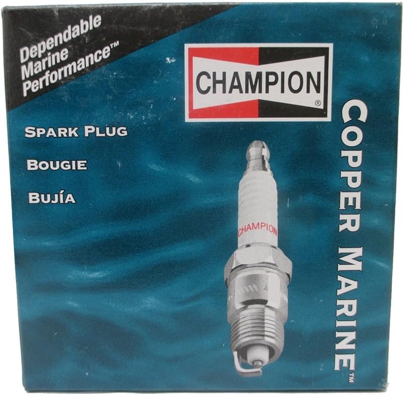 Champion 828M Copper Marine Spark Plugs Pack of 4 QL77JC4 Compatible O