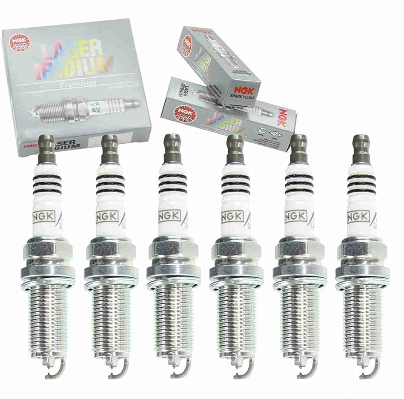 NGK Laser Iridium Spark Plugs 6-Pack Compatible with Lexus IS250 2.5L 