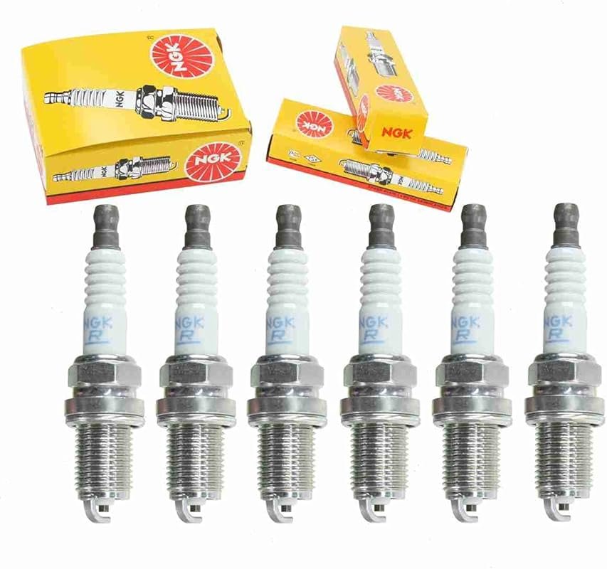Reliable NGK Standard Spark Plugs 6-Pack Compatible with Nissan Maxima