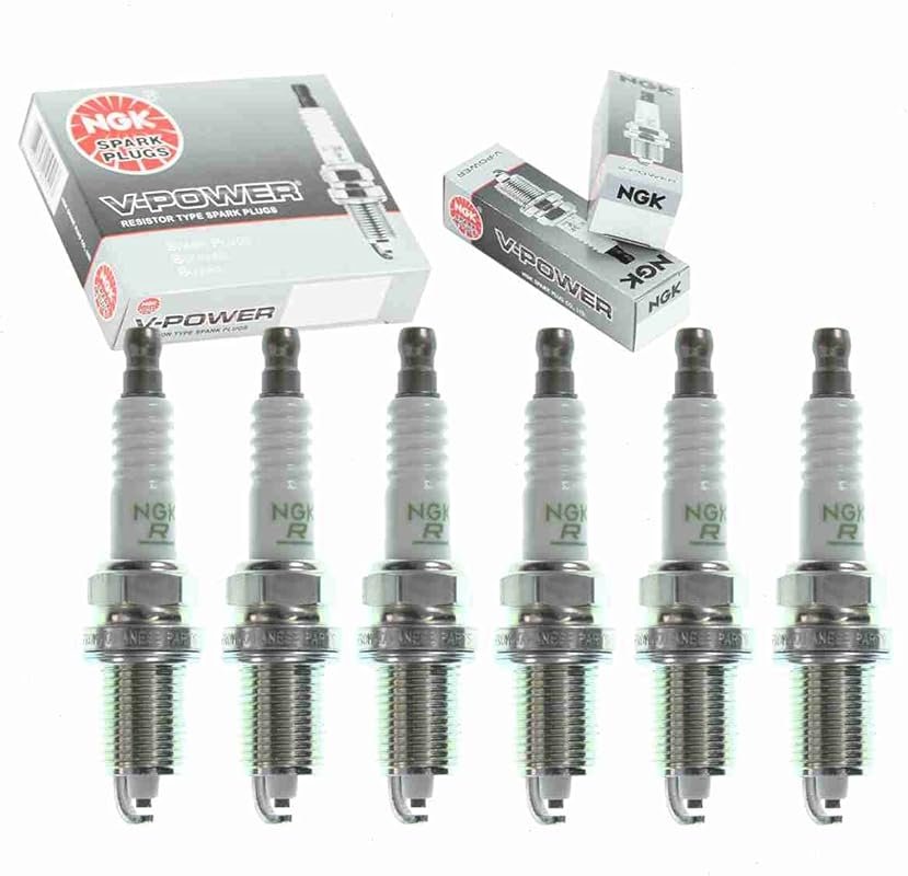 NGK V-Power 6 Spark Plugs for Jeep Liberty 3.7L V6 Engine 2002-2012 Hi