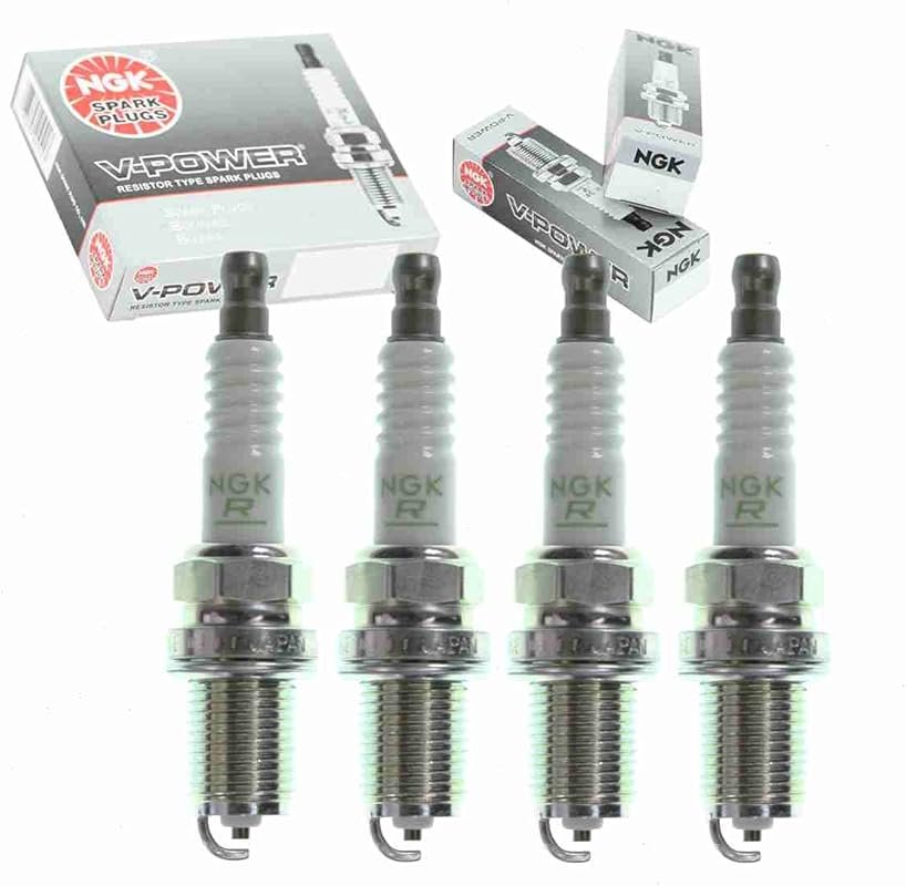 NGK V-Power Spark Plugs (4-Pack) for Scion xB 2.4L L4 (2008-2012) – En