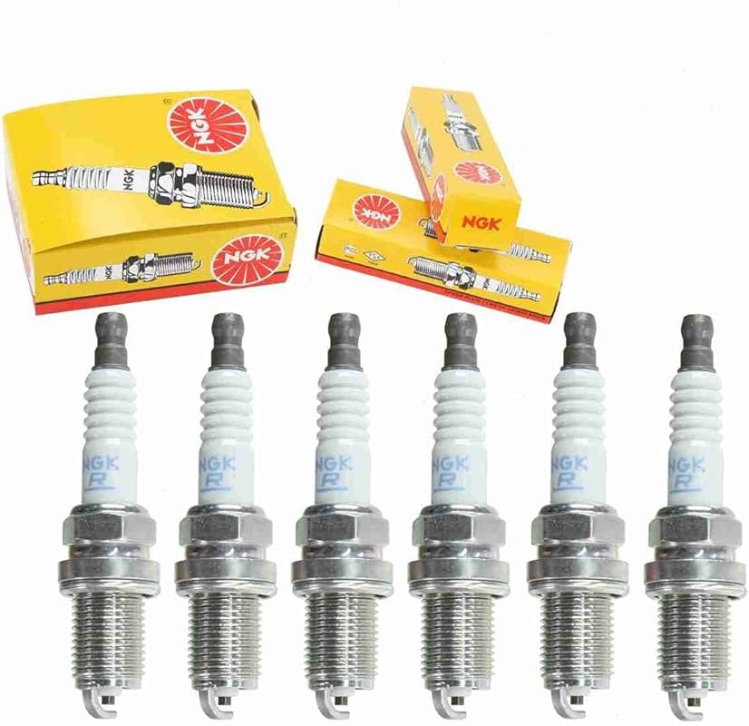 NGK Standard Spark Plugs Set of 6 for Isuzu Rodeo 3.2L V6 Engine 1996-