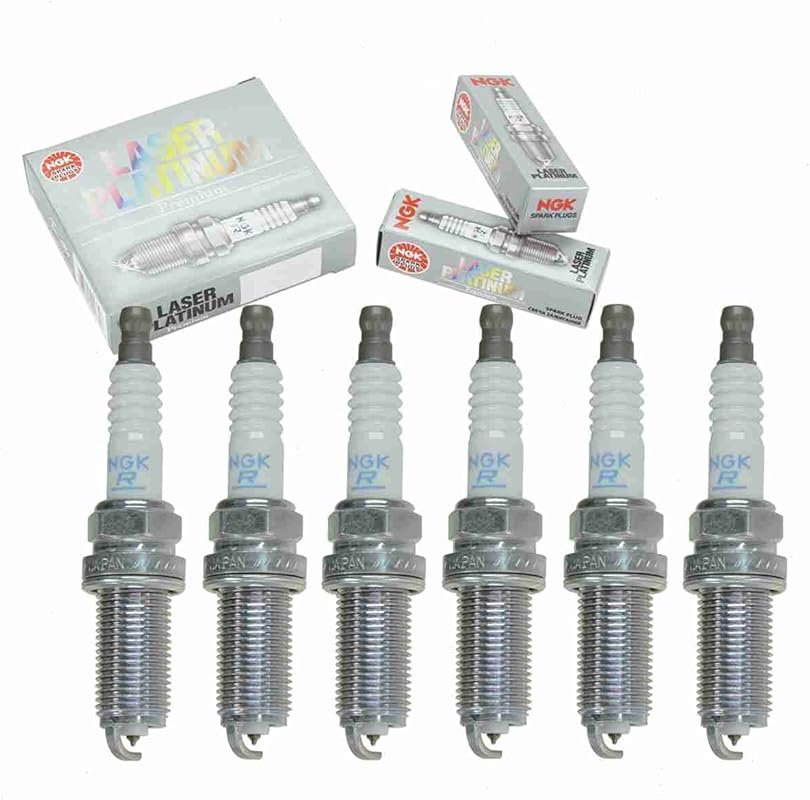 Set of 6 NGK Laser Platinum Spark Plugs Compatible with 2003-2007 Infi