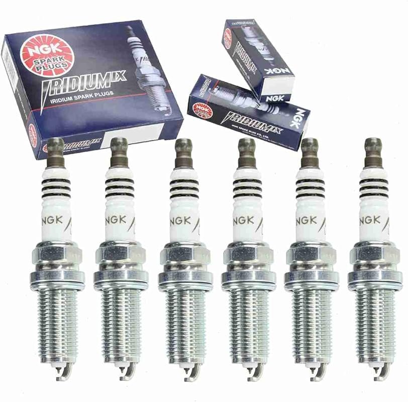 Set of 6 NGK Iridium IX Spark Plugs Compatible with 2003-2007 Infiniti