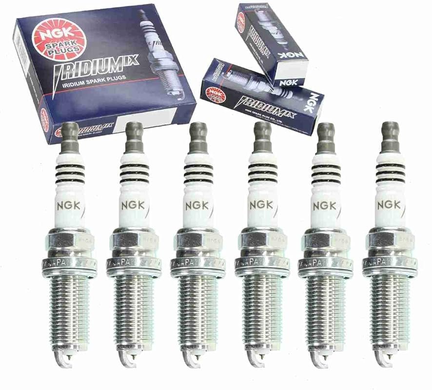 NGK Iridium IX Spark Plugs Set of 6 Compatible with Lexus ES350 3.5L V