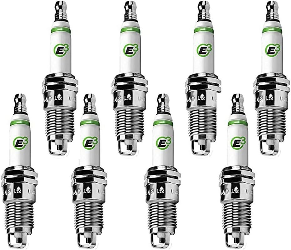 E3.54 E3 Premium Automotive Spark Plugs 8-Pack Boosting Engine Power a