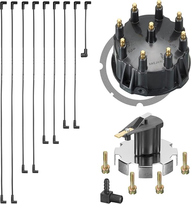 Mercruiser Thunderbolt V8 Tune-Up Kit with Cap Rotor Wires for 5.0 5.7