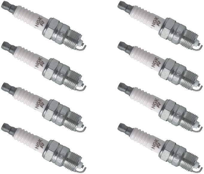 NGK 6630 V-Power Spark Plugs (8-Pack) for Various Engine Applications,