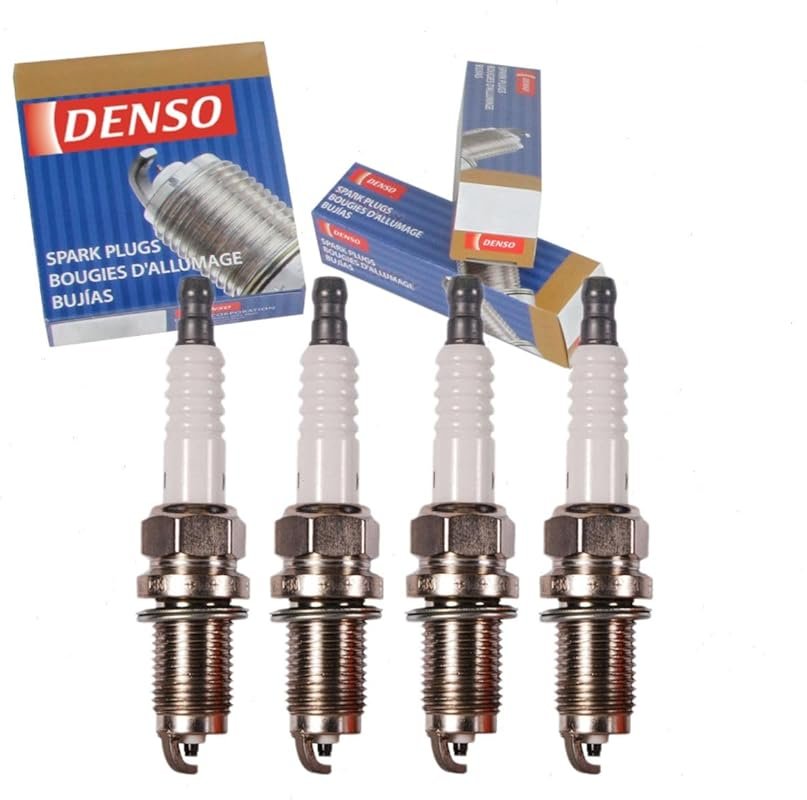 Reliable DENSO Standard Spark Plugs 4-Pack Compatible with Honda Civic