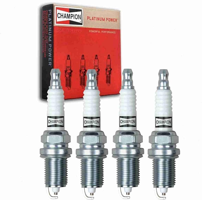 Champion Platinum Spark Plugs Set of 4 for Nissan D21 Pickup 2.4L L4 1