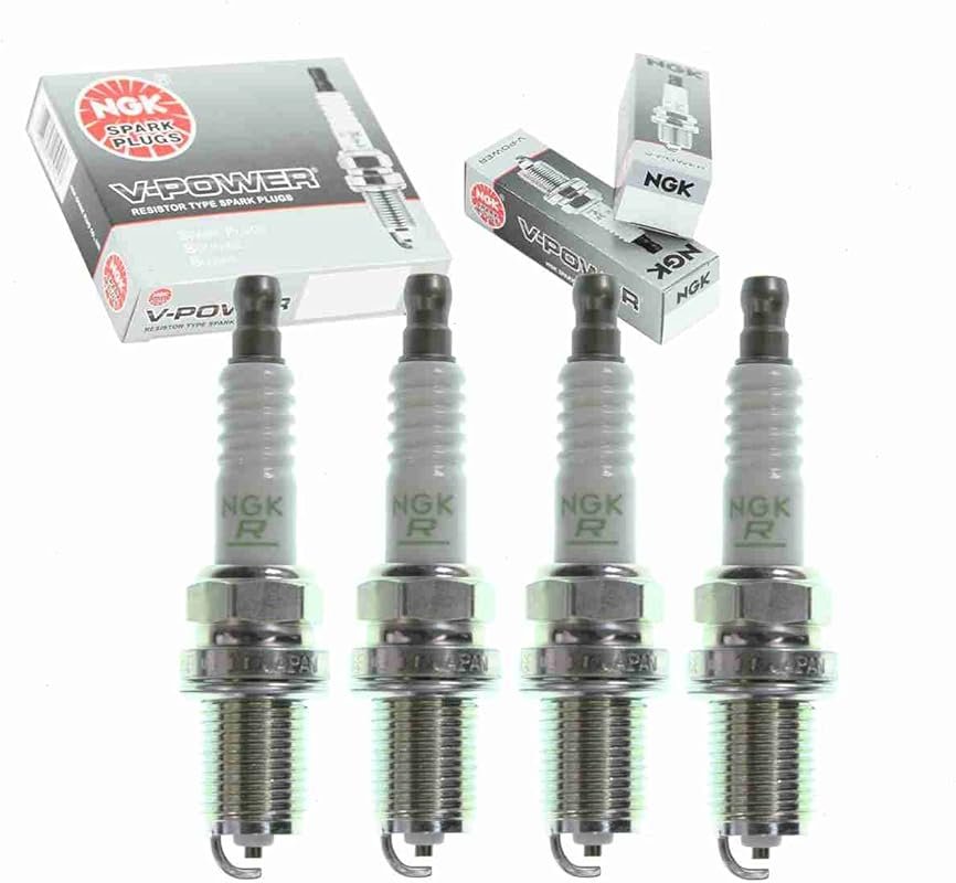 NGK V-Power Spark Plugs Set of 4 for Mazda Miata 1.6L L4 Engines 1990-