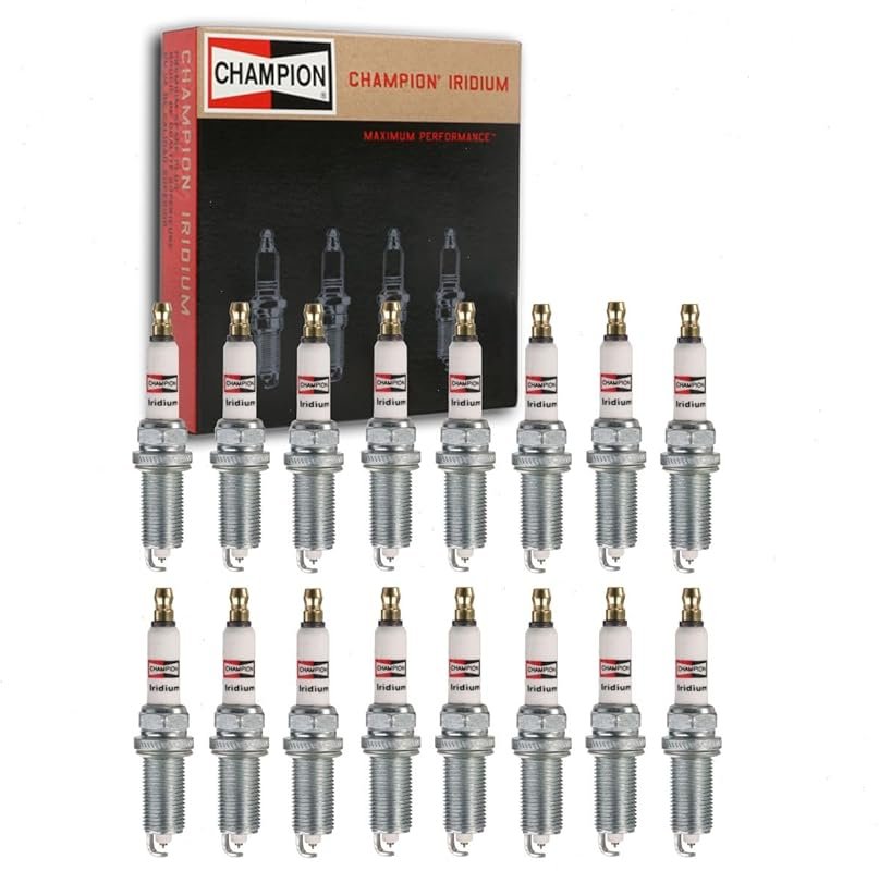 Champion Iridium Spark Plugs 16-Pack for 2009-2019 Jeep Grand Cherokee