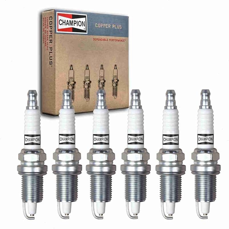 Champion Copper Plus Spark Plugs Set of 6 for Jeep Cherokee 4.0L L6 19