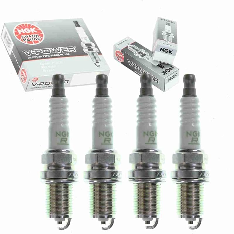 NGK V-Power Spark Plugs Set of 4 for Mazda Miata 1.8L L4 Engines 1994-