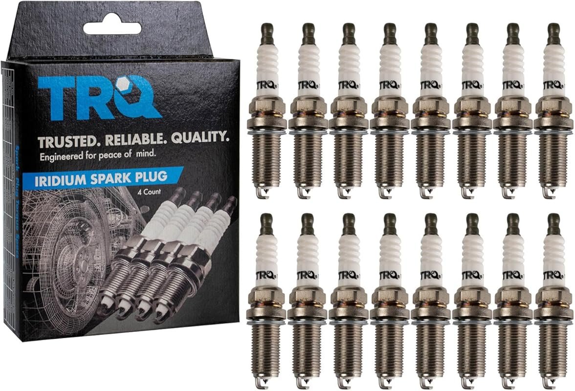 TRQ Iridium Spark Plugs Kit for Chrysler Dodge Ram Jeep 5.7L Hemi & Me
