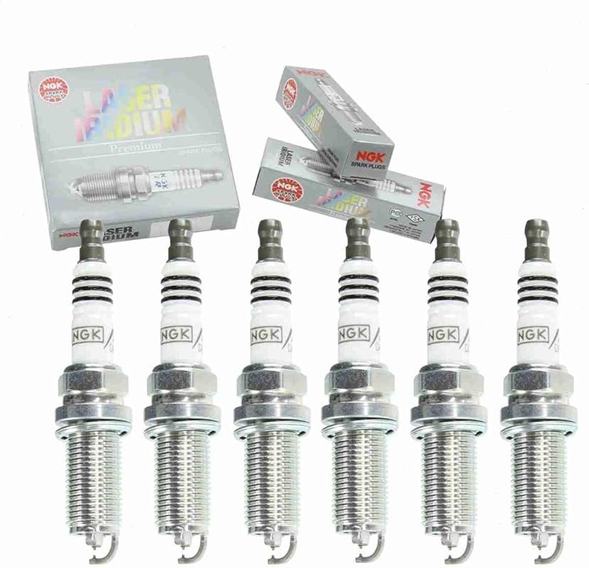 NGK Laser Iridium Spark Plugs 6-Pack for Lexus IS350 3.5L V6 2006-2017
