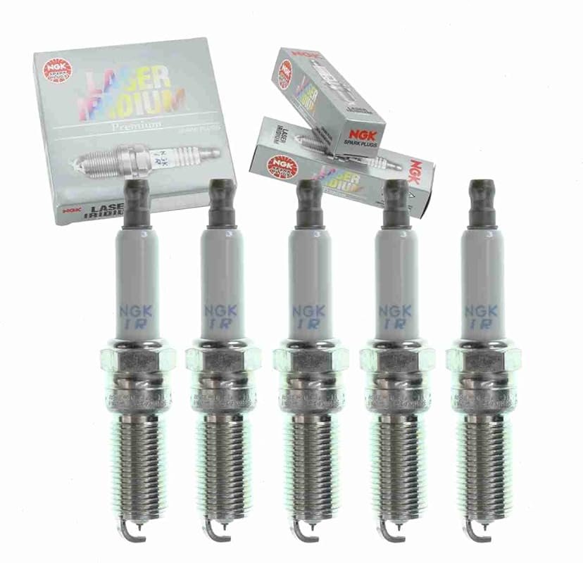 5-Pack NGK Laser Iridium Spark Plugs for Hummer H3 3.5L 3.7L 2006-2010