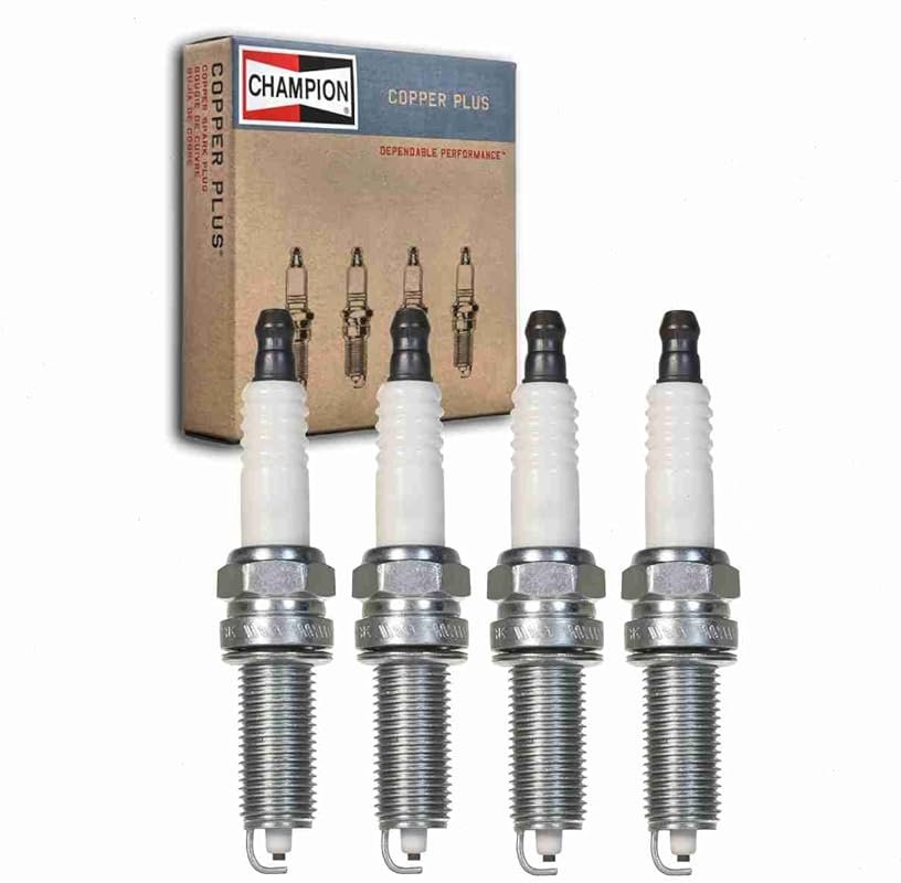 Pack of 4 Champion Copper Plus Spark Plugs for Kia Forte 1.8L 2.0L Eng
