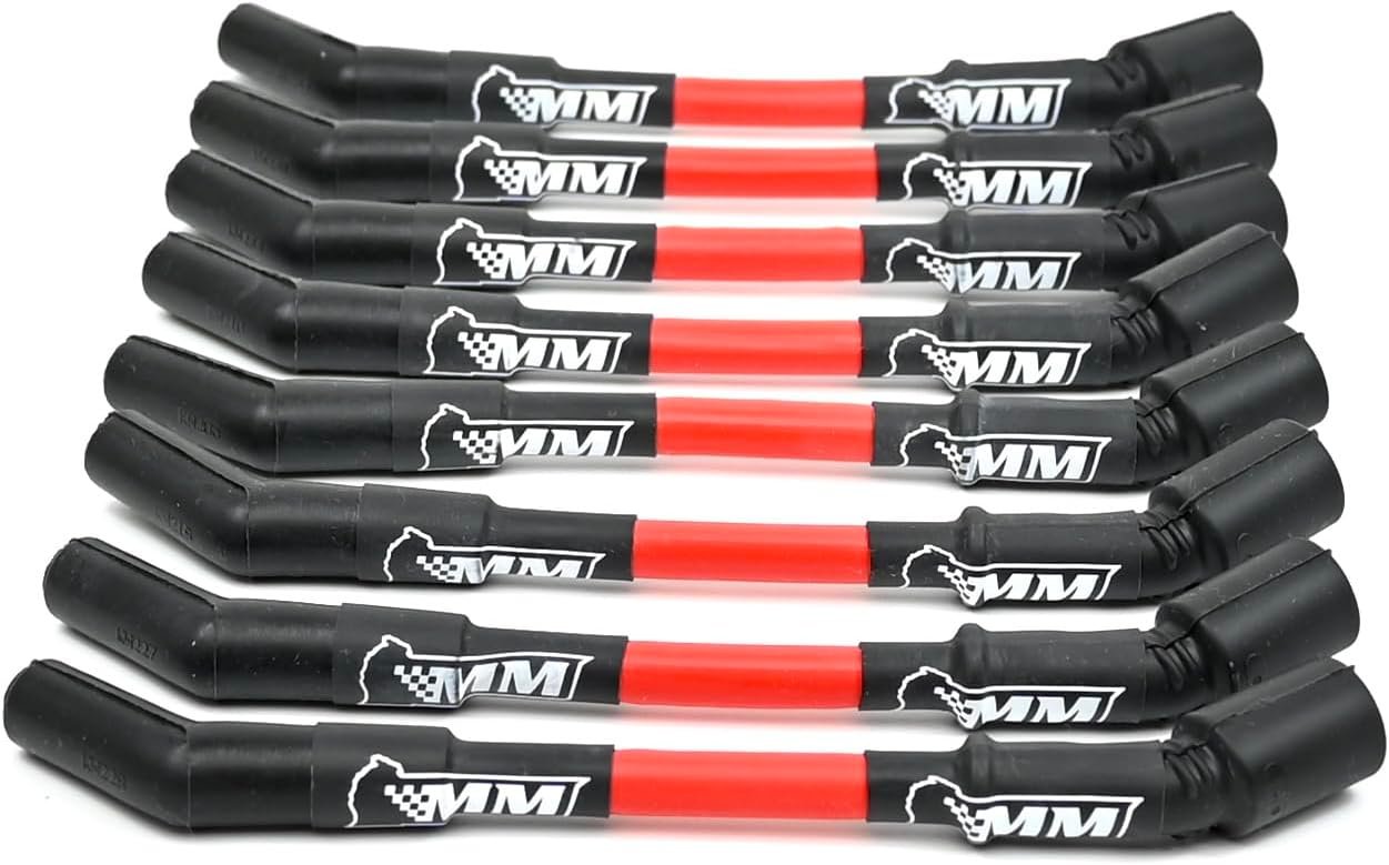 Michigan Motorsports Red 10mm Performance Spark Plug Wires for LS1 LS2