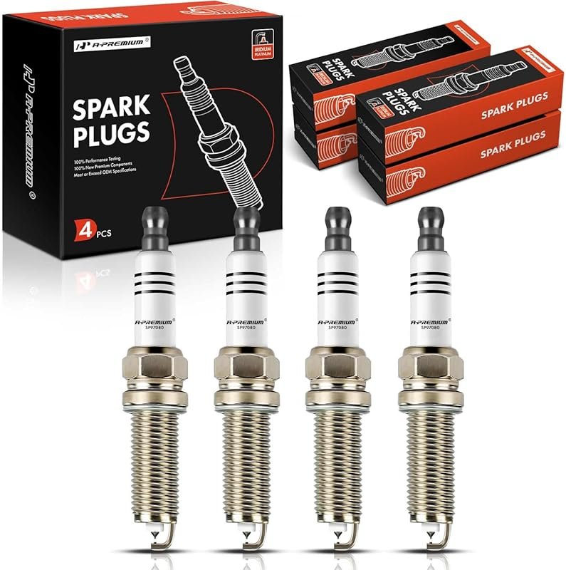 A-Premium Iridium Platinum Spark Plugs for 2017-2020 Hyundai Elantra S