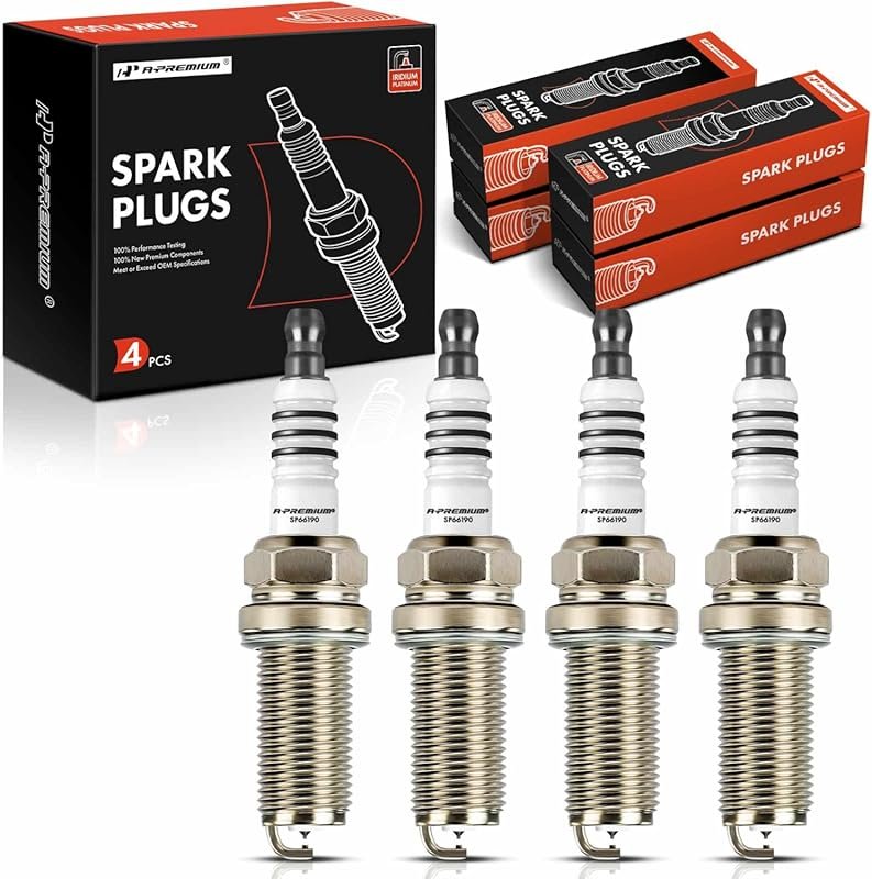 A-Premium 4-Pack Iridium Platinum Spark Plugs for 2006-2015 Honda Civi