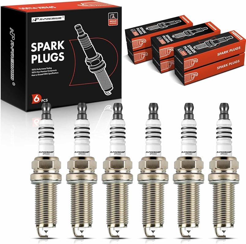 A-Premium LKAR7BIX-11S Iridium Platinum Spark Plugs - Compatible Nissa