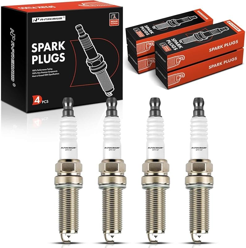 A-Premium Iridium Platinum Spark Plugs for Nissan Altima Rogue Sentra 