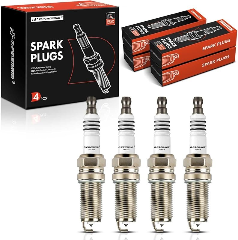 A-Premium 4 Iridium Platinum Spark Plugs Compatible with 2018-2020 Mit