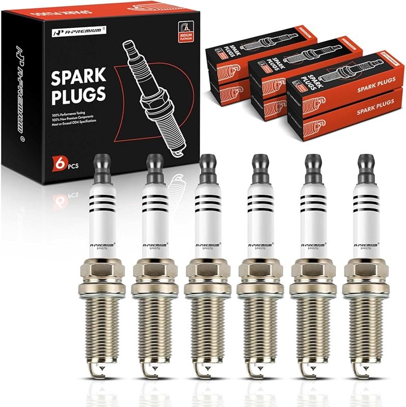 A-Premium Iridium Platinum Spark Plugs for BMW 328i, X3, X5, Z4 Models
