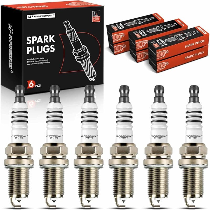 A-Premium 6 Iridium Platinum Spark Plugs for Toyota Camry Highlander S