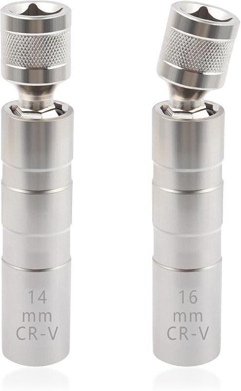 Salior 14mm/16mm Magnetic Spark Plug Socket Set for BMW & Nissan