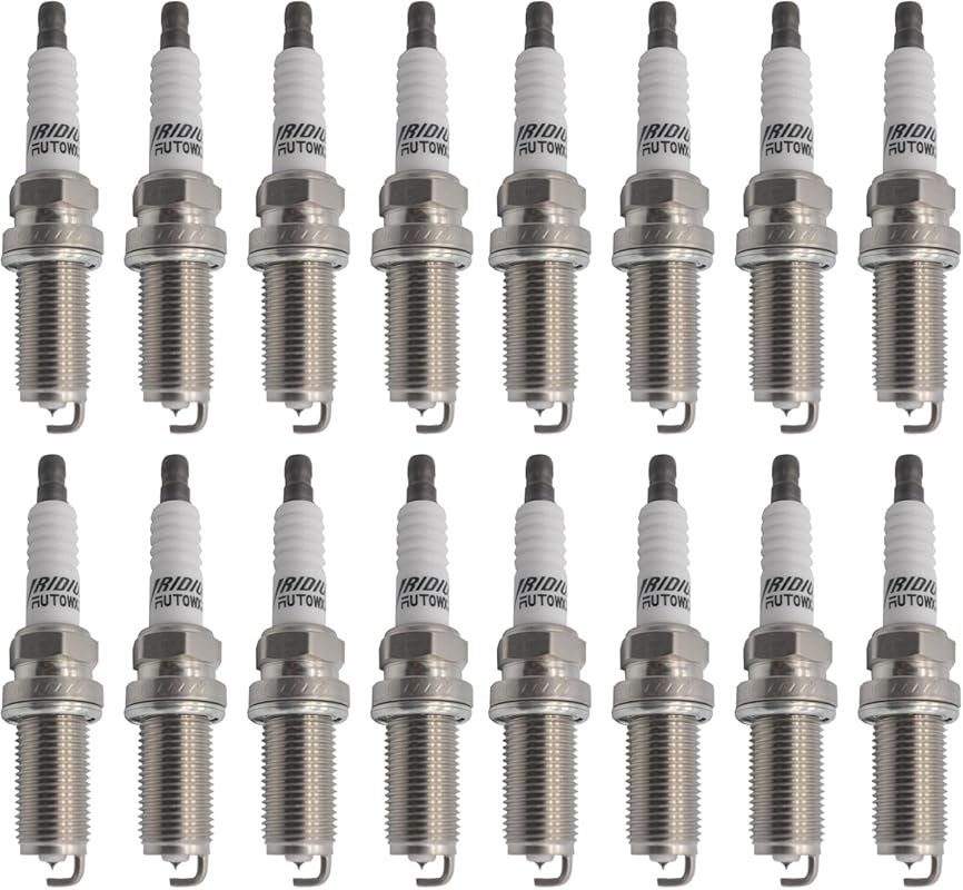 High-Performance Autowxjq Iridium Spark Plugs 16-Pack for Chrysler Dod