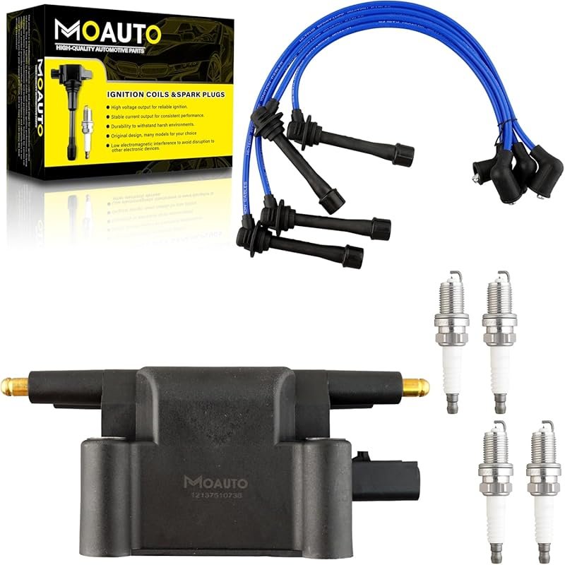 UF758 Ignition Coil & Iridium Spark Plug Set for Mini Cooper S 2002-20