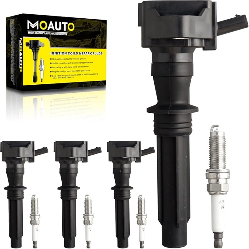 Set of 4 LR091616 UF862 Ignition Coils with Iridium Spark Plugs for La