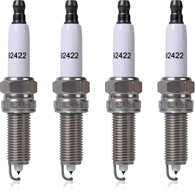 92422 Iridium Platinum Spark Plugs Set of 4 for Hyundai Sonata & Kia O