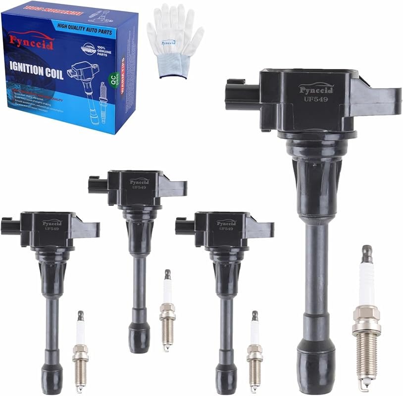 UF549 Ignition Coil Pack and 9029 Iridium Spark Plug Combo Set of 4 fo