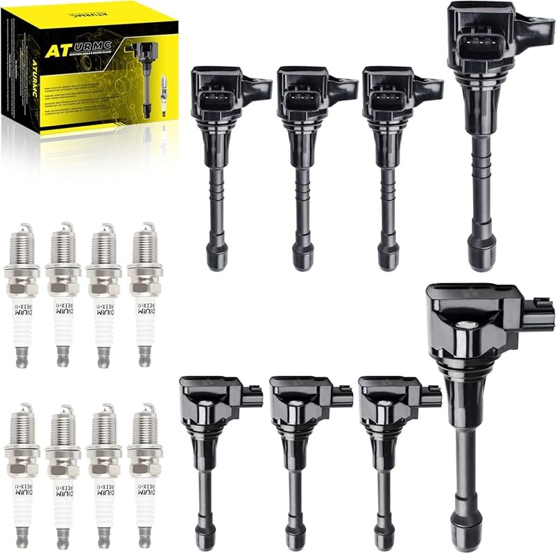 8 UF677 UF650 Ignition Coils & Iridium Spark Plugs for Infiniti QX80 2